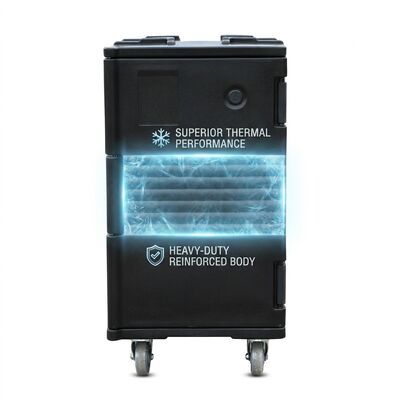 Hotel Food Pan Carrier Box 42L Ultra-Silent Isolated Catering Box Serviço de quartos Equipamento de banquete de hotel