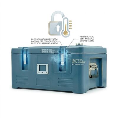 Caixa Térmica para Transporte de Alimentos Isolada de 30L com Retenção de Calor GN Pan Catering