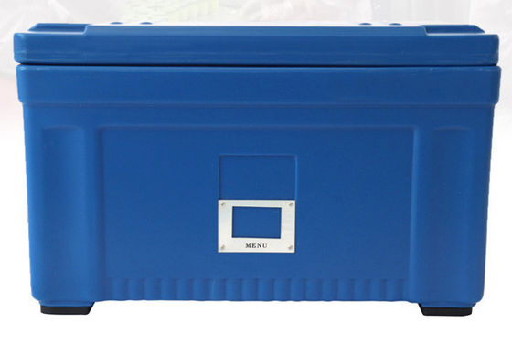 Alça de nylon 45L Caixa de transporte de alimentos isolada com tampa removível LLDPE Recipiente de catering rotomoldado