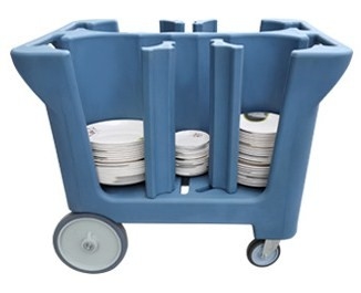 Do transportador móvel do prato do NSF punhos duplos de Cart With Divider