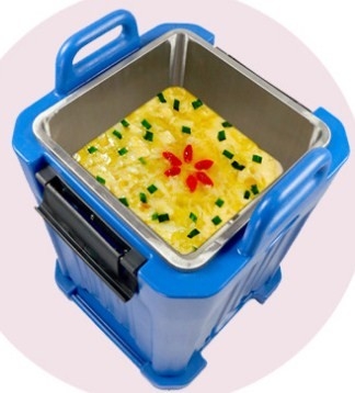 alimento isolado produtos Pan Carriers For Hot Food de 50L Rotomoulded