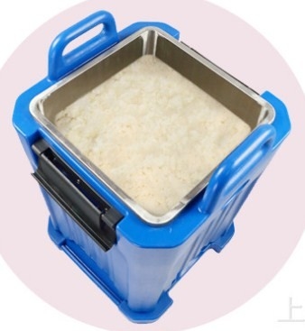 alimento isolado produtos Pan Carriers For Hot Food de 50L Rotomoulded