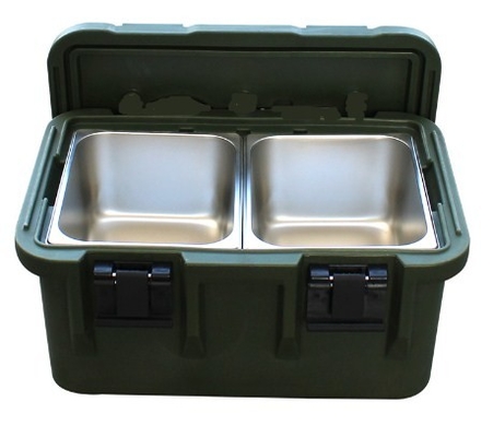 33L isolou os recipientes de transporte GN do alimento Pan With Seal Carrier