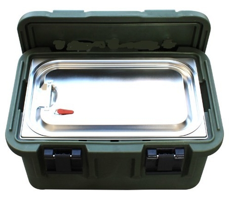 33L isolou os recipientes de transporte GN do alimento Pan With Seal Carrier