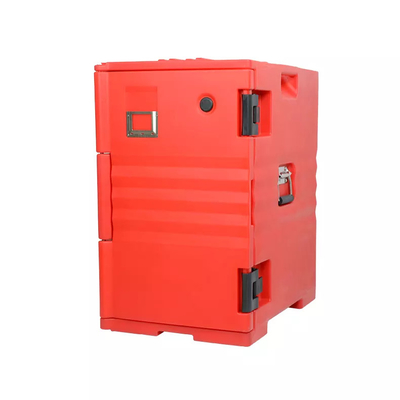 90L LLDPE vermelho isolou o alimento Pan Carrier With Detachable Lid 63.5*46*64cm
