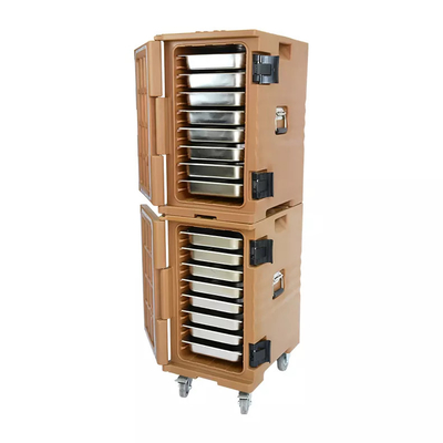 Carros isolados comerciais do transporte de Pan Carrier Catering Thermo Box do alimento