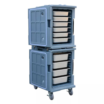 Carros isolados comerciais do transporte de Pan Carrier Catering Thermo Box do alimento