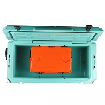 Refrigerador rodado plástico impermeável da caixa de gelo de 135QT Rotomolded