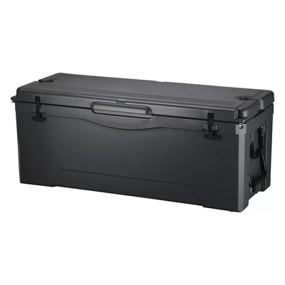 caixa mais fresca das rodas dos produtos de 180L Rotomoulded para o refrigerador do recipiente de alimento do armazenamento de gelo