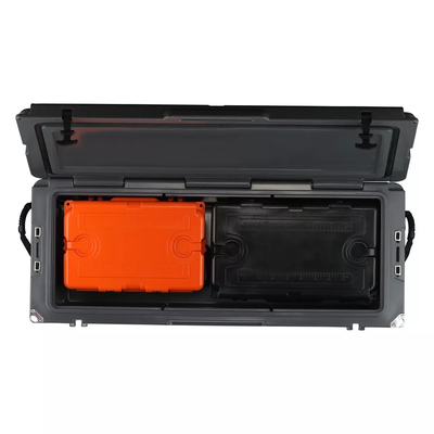 caixa mais fresca das rodas dos produtos de 180L Rotomoulded para o refrigerador do recipiente de alimento do armazenamento de gelo