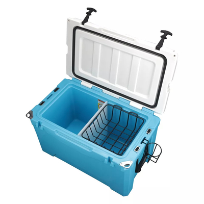 Roto moldou a caixa plástica térmica do refrigerador do gelo de uma caixa mais fresca LLDPE do curso
