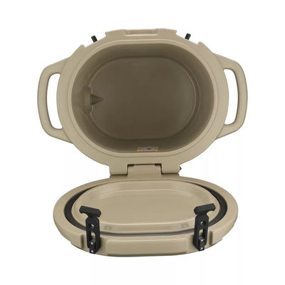 Caixa térmica rotomoldada de 3,5 galões para camping, pesca e bebidas