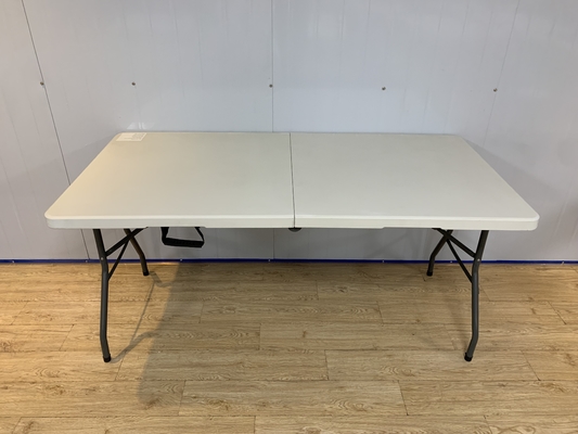 O sopro branco moldou o estábulo exterior plástico portátil 8ft da cadeira de tabela do dobramento 240cm