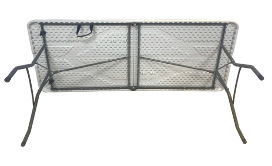 Portátil exterior interno de acampamento plástico de serviço público resistente da cadeira de tabela 6ft do dobramento