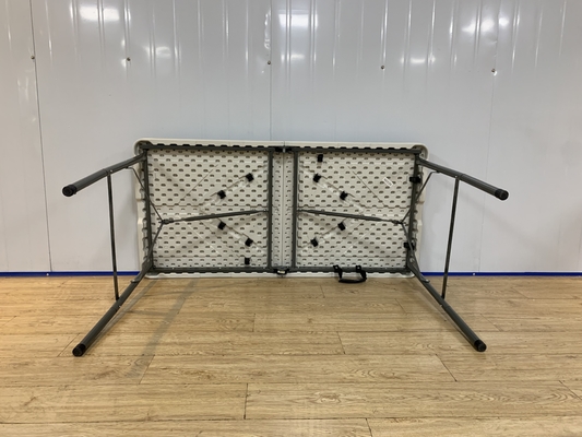 cadeira de tabela plástica branca ajustável da dobradura do piquenique de 4ft para o evento para o jardim exterior