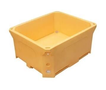 Contêineres de transporte de alimentos isolados duráveis para soluções de logística da cadeia de frio