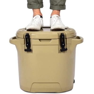 Recipientes de transporte de alimentos isolados rotomoldados de 25L Caixa térmica profissional para camping e uso médico