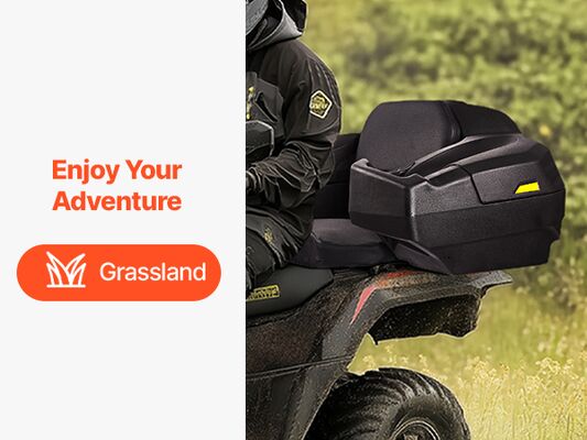 Caixa de Carga Traseira para ATV Rotomoldada – Baú de Armazenamento para ATV à Prova d'Água de Alta Resistência