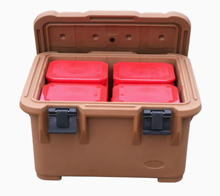 70L GN Pan Carrier Gastronorm Pans Complete Set Sistema de transporte de alimentos isolado para uso na cozinha comercial