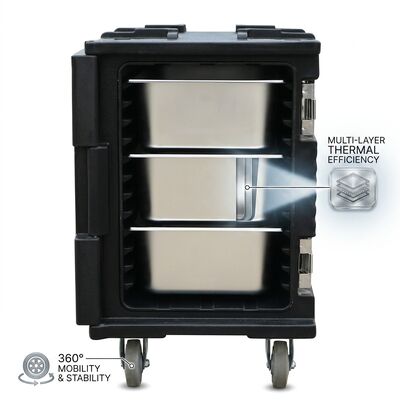 Caldeira e arrefecedora de alimentos 55L Dual-mode transportador termoelétrico isolado controle de temperatura ativo DC