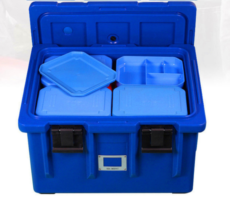 A escola isolou o transportador 70L do alimento uma construção sem emenda da parte