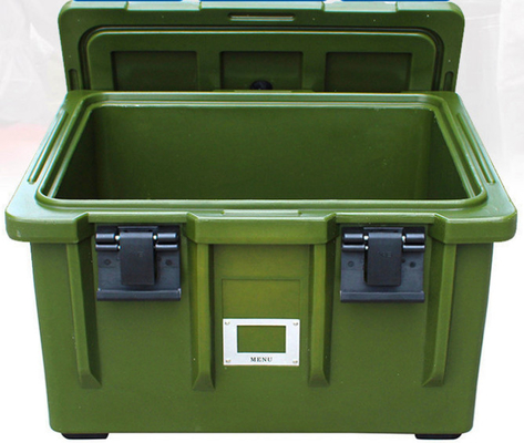 A escola isolou o transportador 70L do alimento uma construção sem emenda da parte