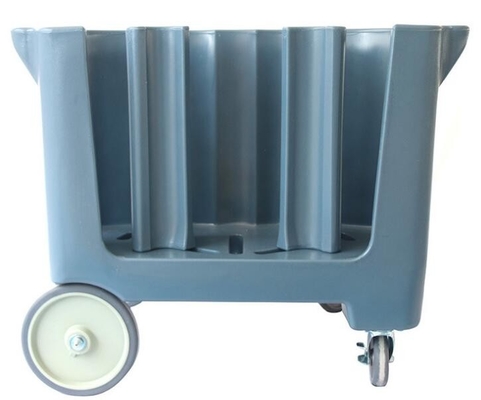 Transportador ajustável Big Awivel Casters do prato de Rotomolded com freio