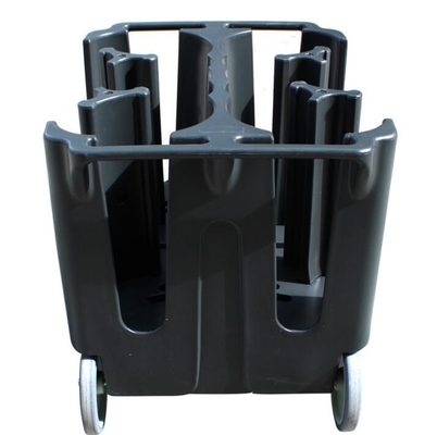 Transportador ajustável Big Awivel Casters do prato de Rotomolded com freio