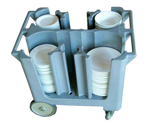 Transportador ajustável Big Awivel Casters do prato de Rotomolded com freio