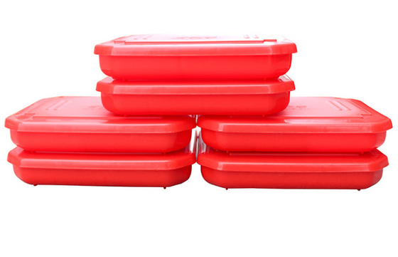 Bandejas plásticas reusáveis do almoço das crianças para a restauração dos grupos sociais