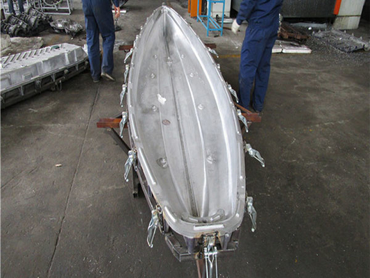 molde de utilização de ferramentas do barco de enfileiramento dos plásticos do molde 6061T6 rotatório