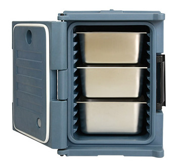 portador de 90L Front Loading Insulated Food Pan 6 camadas