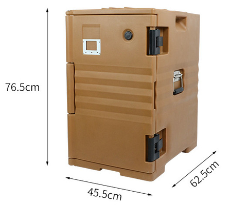 120L Front Loading Rotomoulded Products GN filtra a caixa quente isolada com rodas
