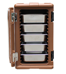 120L Front Loading Rotomoulded Products GN filtra a caixa quente isolada com rodas