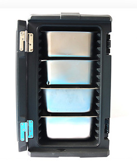 120L Front Loading Rotomoulded Products GN filtra a caixa quente isolada com rodas