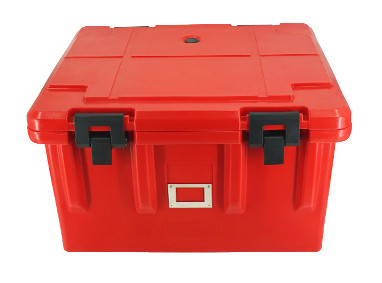 70L isolou os recipientes de transporte do alimento, caixas Thermo para o transporte do alimento