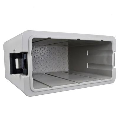 Aprovado pela CE 110L Alça de Nylon Térmica Recipiente de Transporte de Alimentos Tampa Destacável Caixa de Catering de Quatro Rodas