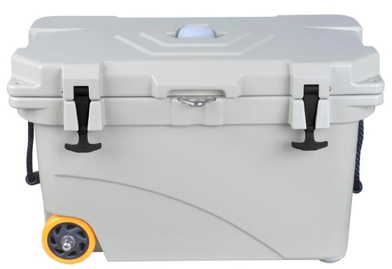 45L resistente Rotomoulded rodou o material do produto comestível de caixa de gelo