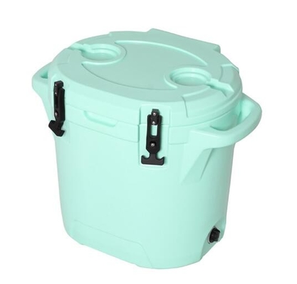refrigerador do gelo de 25L Rotomolded, caixa mais fresca redonda de acampamento exterior