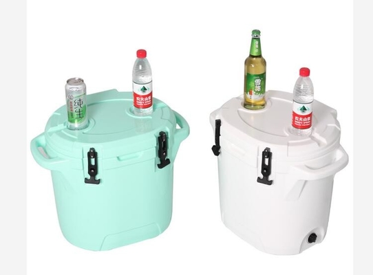 refrigerador do gelo de 25L Rotomolded, caixa mais fresca redonda de acampamento exterior