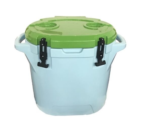 refrigerador do gelo de 25L Rotomolded, caixa mais fresca redonda de acampamento exterior