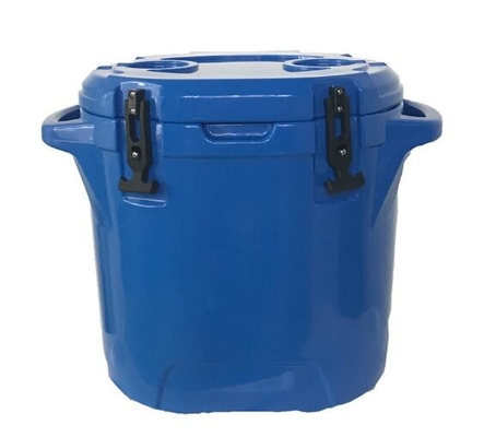 refrigerador do gelo de 25L Rotomolded, caixa mais fresca redonda de acampamento exterior