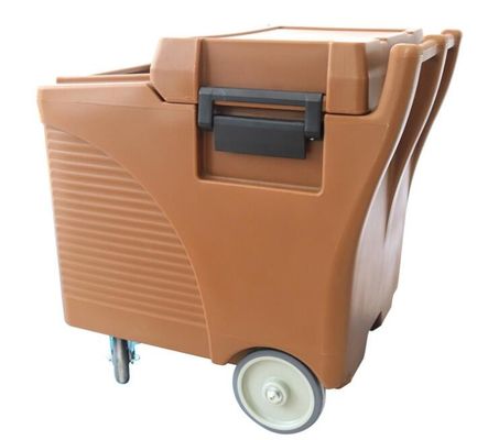 Transportador isolado móvel With Sliding Cover do gelo do hotel