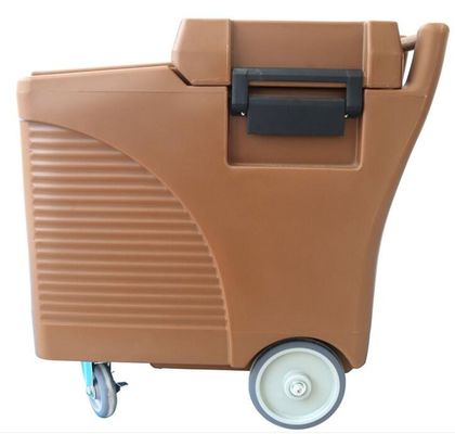 Transportador isolado móvel With Sliding Cover do gelo do hotel