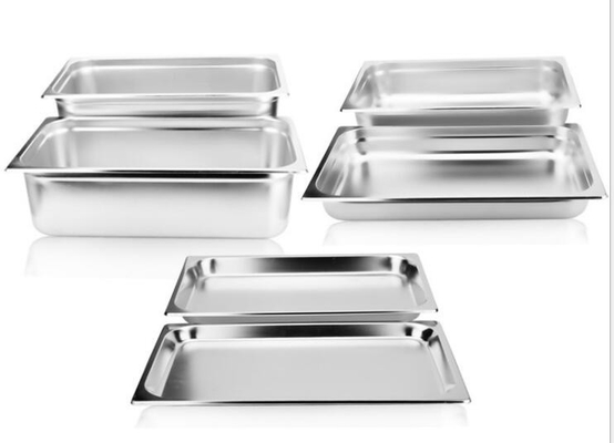 Os E.U. denominam o alimento Pan Superior Heat Conductivity de GN2/1 GN2/3 SS