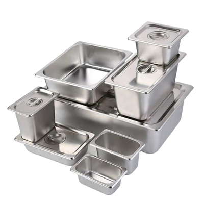 Os E.U. denominam o alimento Pan Superior Heat Conductivity de GN2/1 GN2/3 SS