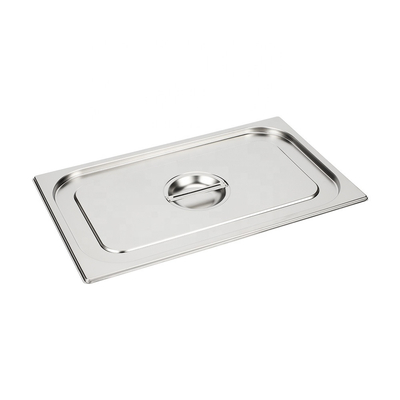 Toda a bandeja de aço inoxidável do alimento do anti-bloqueio do tamanho, bandejas de aço inoxidável da tabela de vapor com tampas