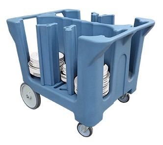 Do transportador móvel do prato do NSF punhos duplos de Cart With Divider