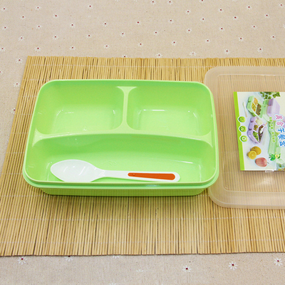 Recipientes plásticos reusáveis do almoço das crianças, BPA Bento Lunch Box livre