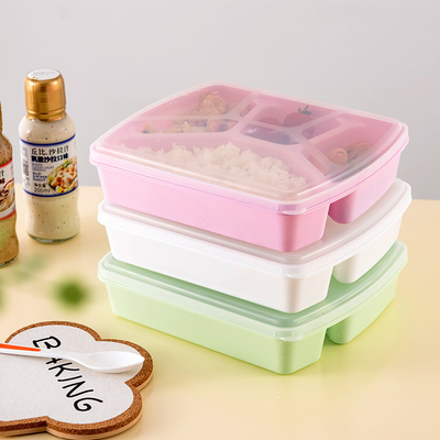 1280ml Bento Lunch Box reusável 4 compartimentos